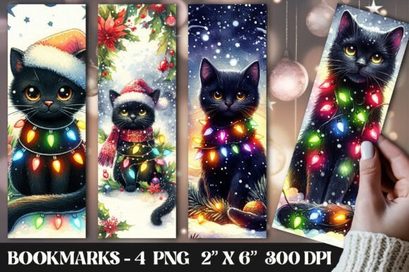 Black Cat Bookmark: Festive Illustrations Review