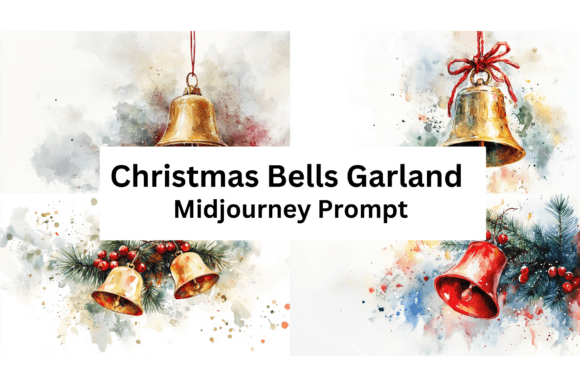 Christmas Bells Garland Sublimation Illustrations Review
