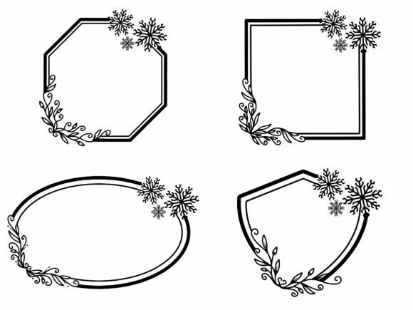 Christmas Frame Line Art: Illustrations Review