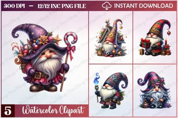 Christmas Gothic Gnome Clipart: Designer Review
