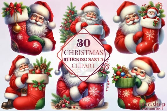Christmas Stocking Santa Clipart: Designer Review