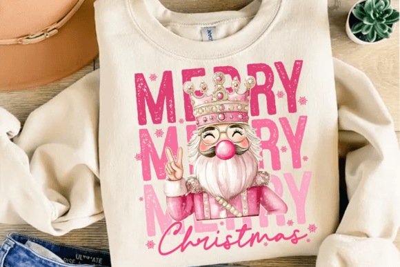 Nutcracker Merry Christmas Sublimation Illustrations