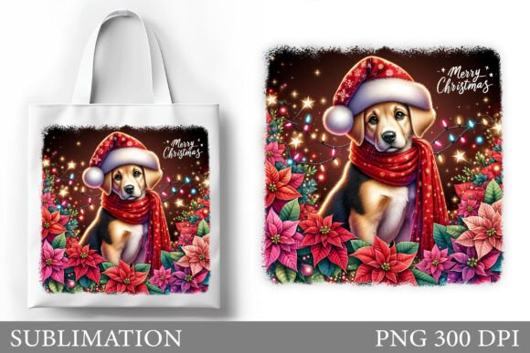 Reviewing Christmas Dog Tote Bag Sublimation Illustrations