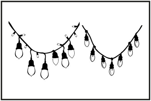Reviewing Christmas Light Silhouette Illustrations