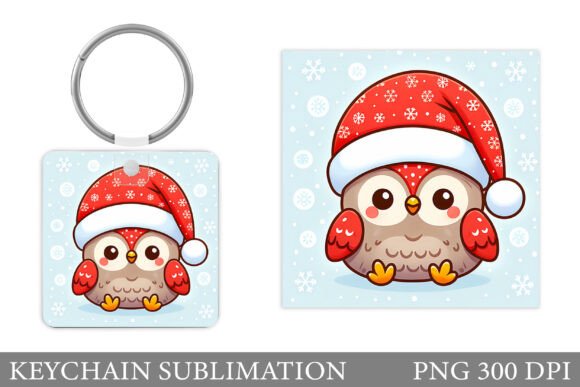 Reviewing the Christmas Owl Keychain Sublimation Design