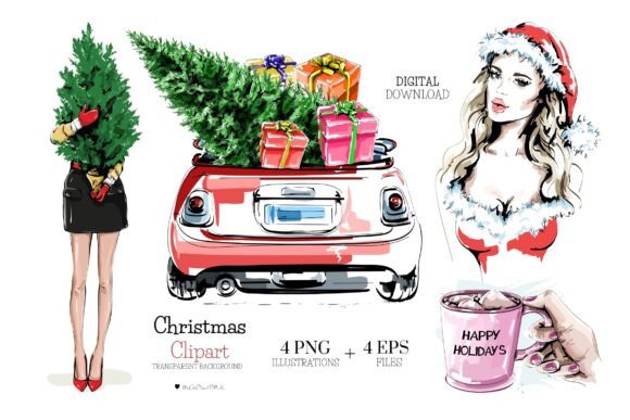 Reviewing the Christmas Set with Tree and Santa